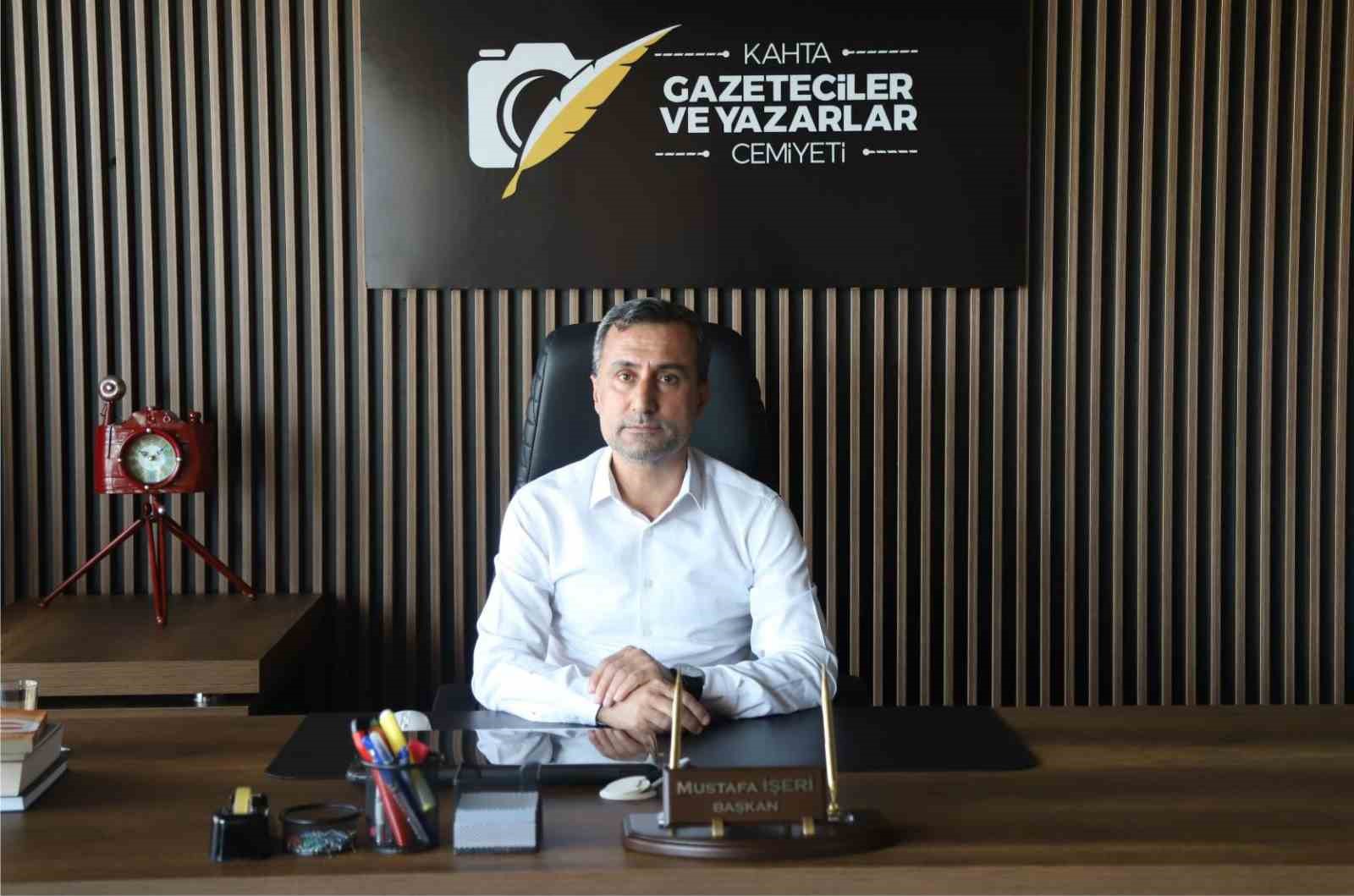 Kahta Gazeteciler ve Yazarlar Cemiyeti Başkanı İşeri’den buruk bayram mesajı