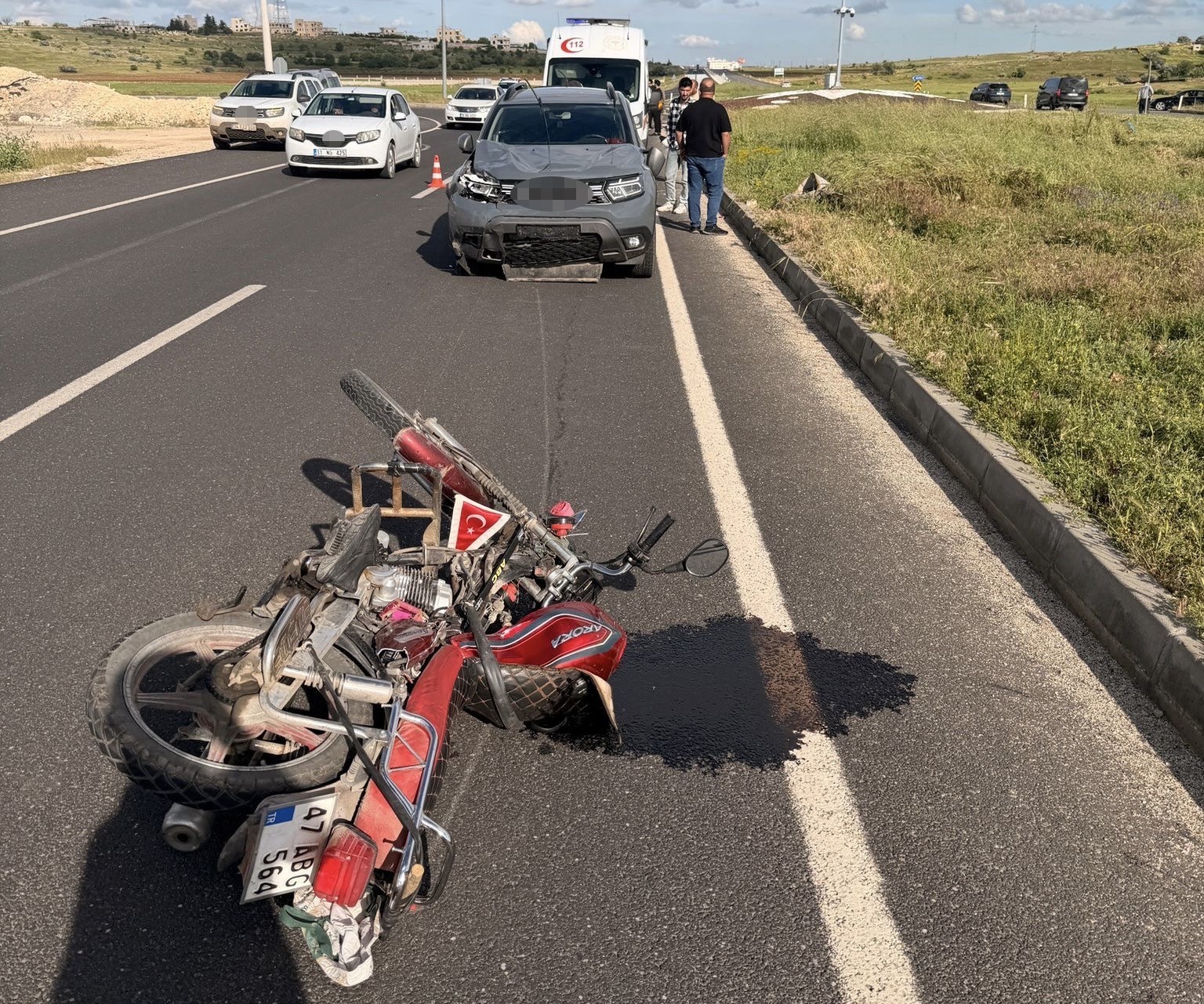 Mardin’de otomobil ile motosiklet çarpıştı: 1 ölü